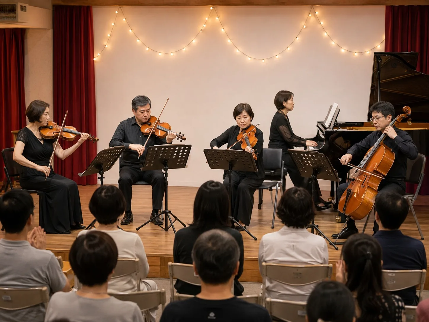 臺灣成人室內樂團隊演奏