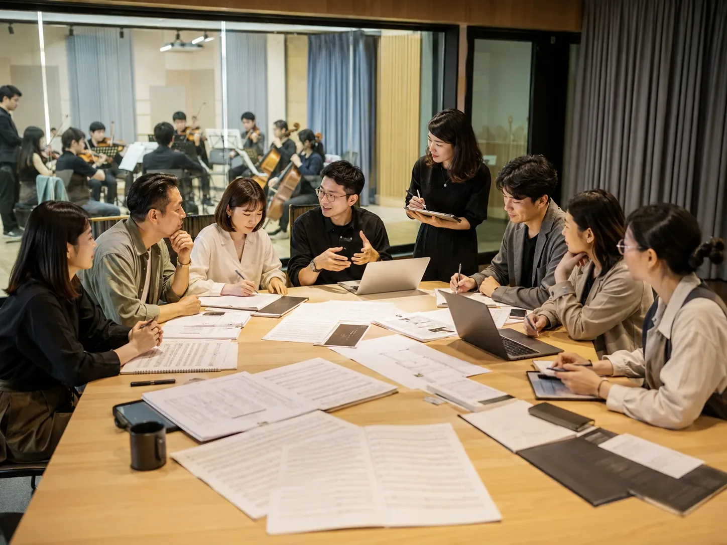 基金會專業團隊進行專案協作