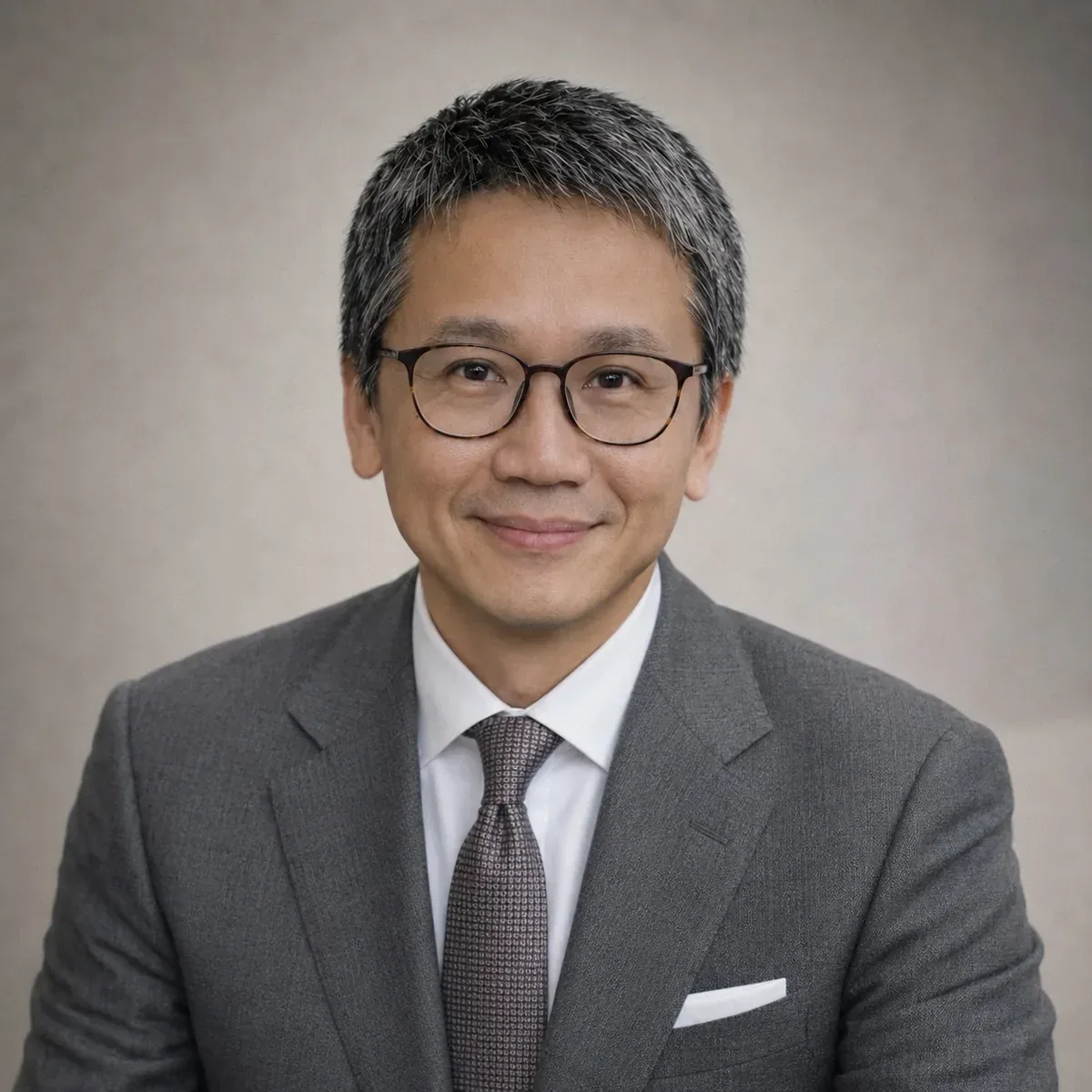 樂軒文化教育基金會董事長陳皇圖正式形象照