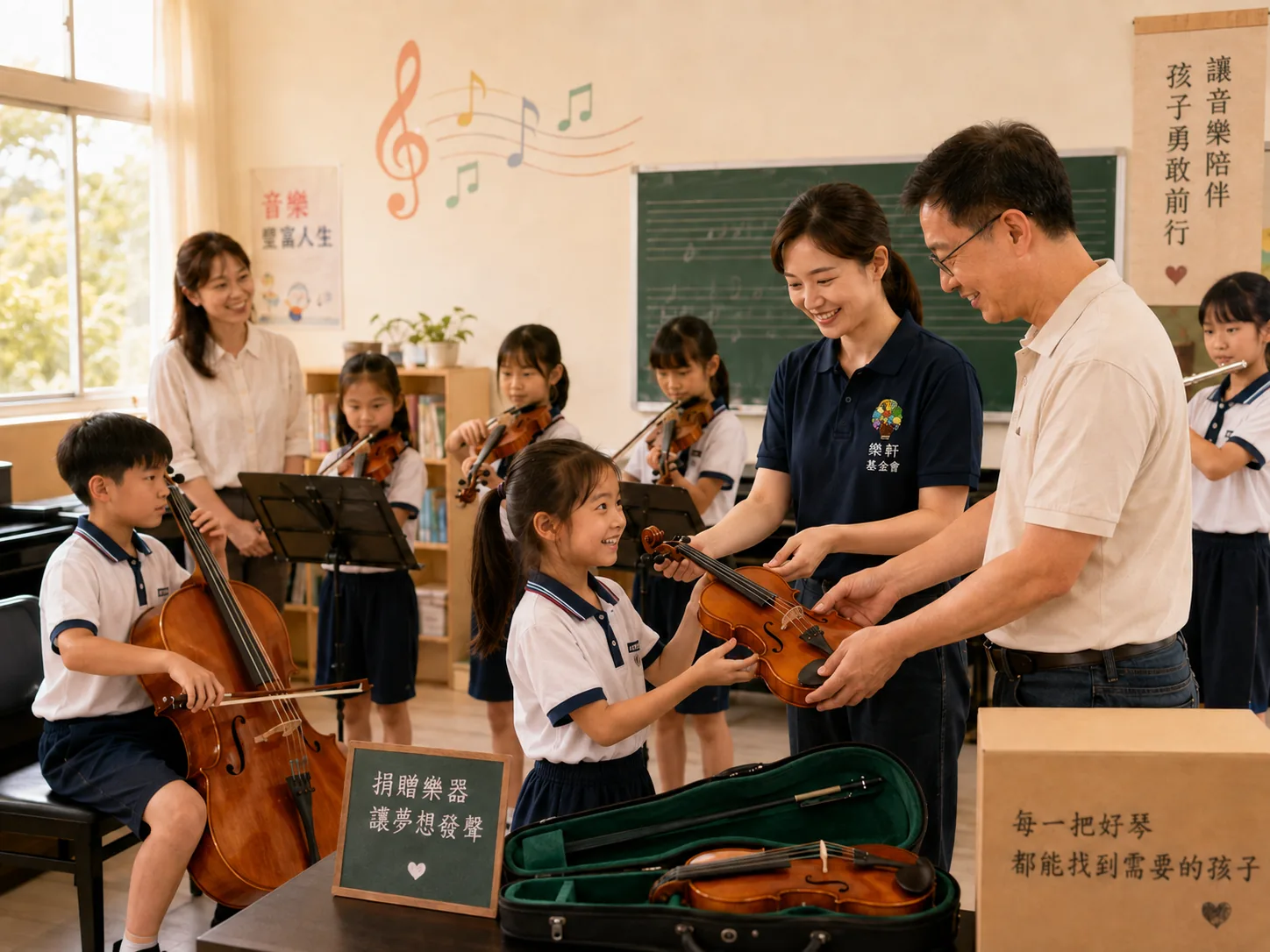 台灣學生參與弦樂音樂教育