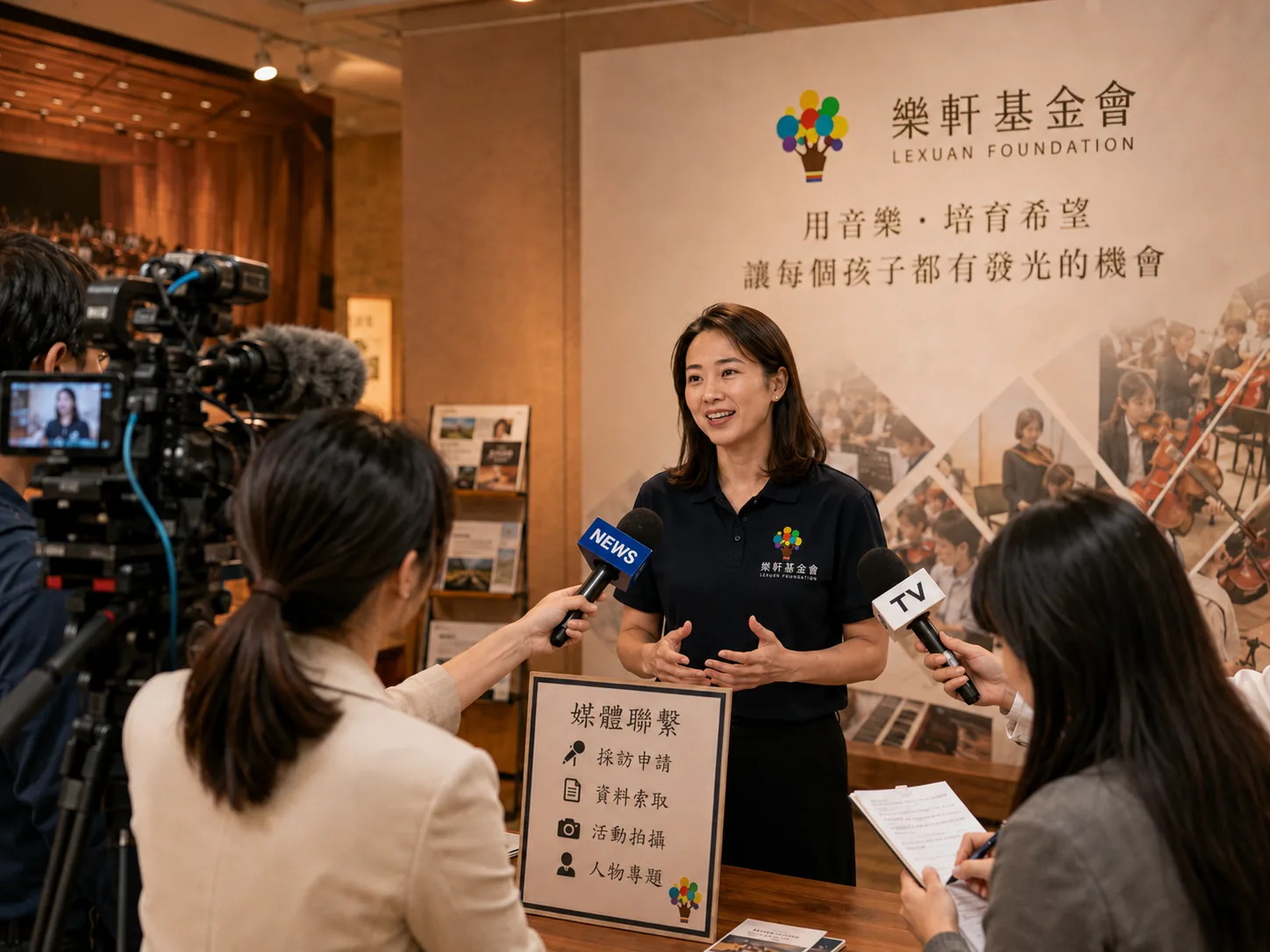 音樂活動媒體攝影與採訪現場